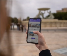 Playing Clueo Scavenger Hunt App